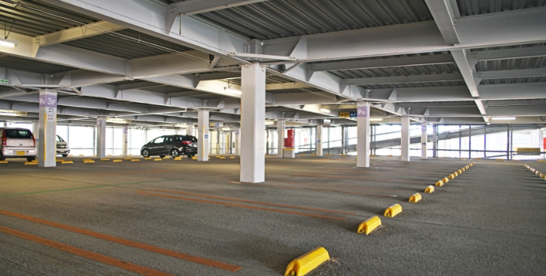 駐車場における消防設備設計事例